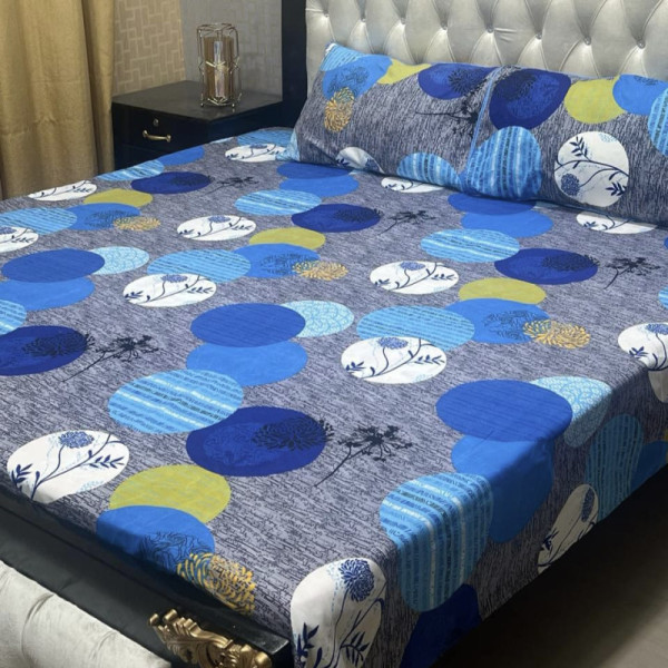 Cotton 3pc bed sheet