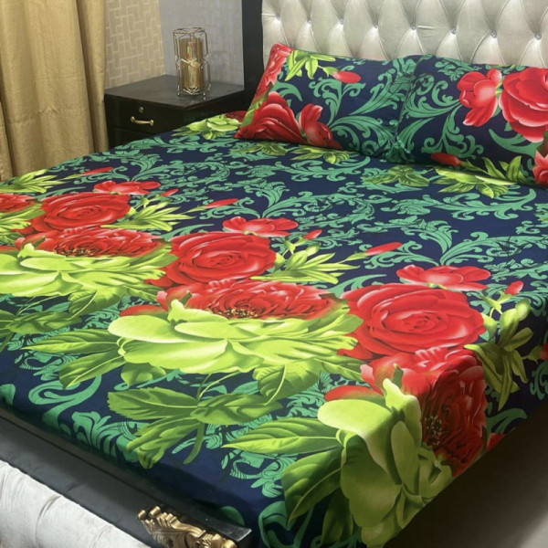 Printed bed sheet 3pc