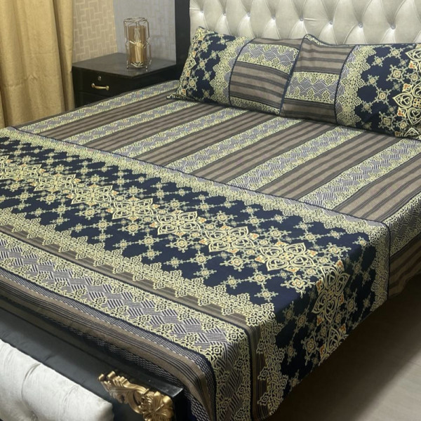 Printed bed sheet 3pc