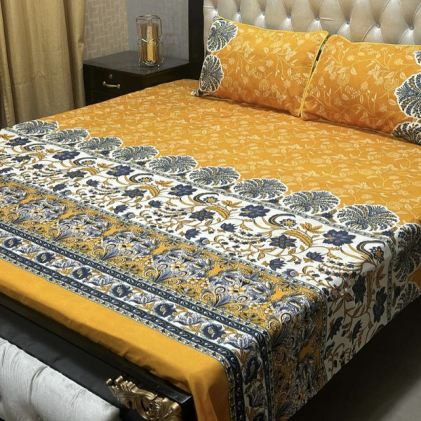 Printed bed sheet 3pc