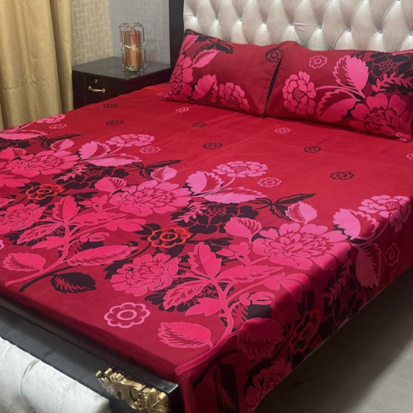 Printed bed sheet 3pc