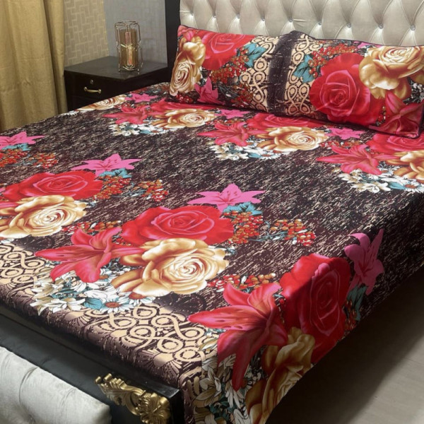 Printed bed sheet 3pc