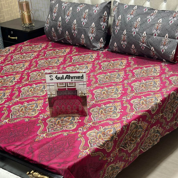 Printed bed sheet 3pc