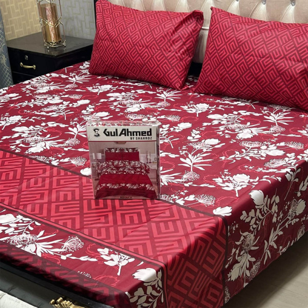 Printed bed sheet 3pc