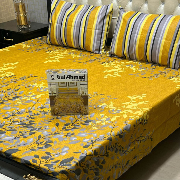 Printed bed sheet 3pc