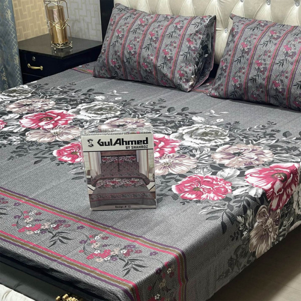 Printed bed sheet 3pc