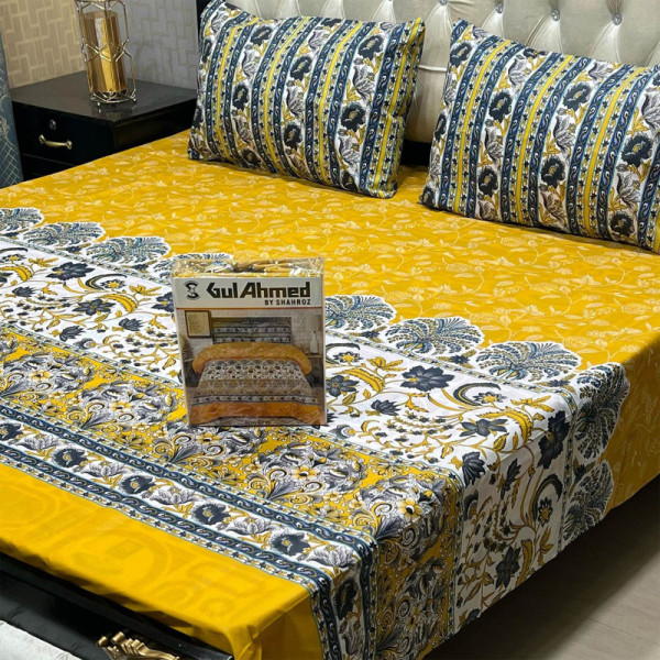 Printed bed sheet 3pc