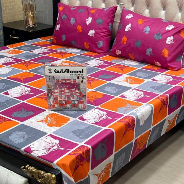 Printed bed sheet 3pc