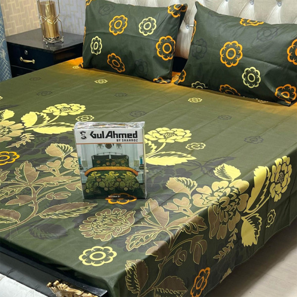 Printed bed sheet 3pc