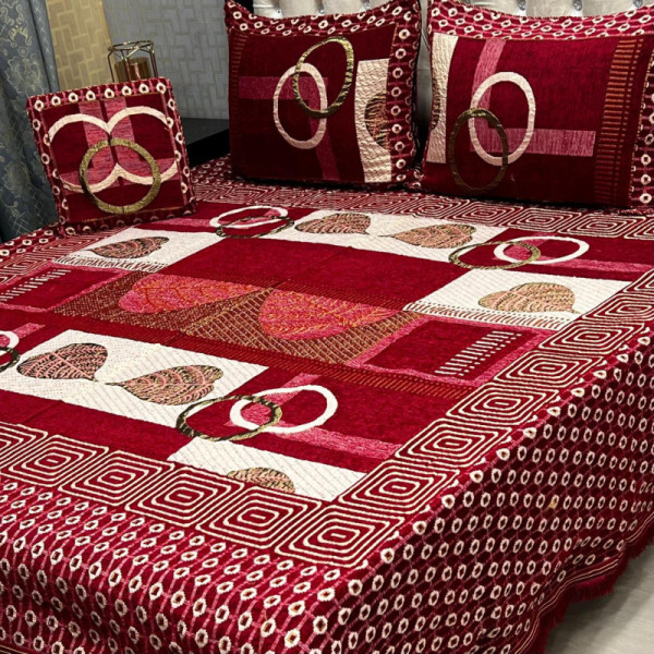 4 piece Velvet Bedsheet