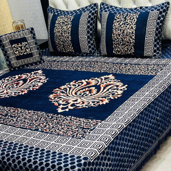 4 piece Velvet Bedsheet