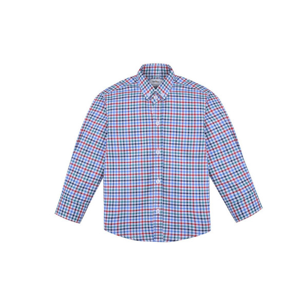 Boy Button Down Check Shirt