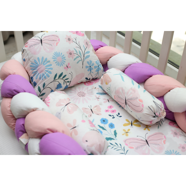 Pink Butterflies - Braided Nest