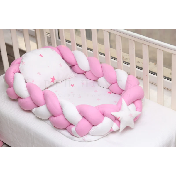 Pink Twinkles - Braided Nest