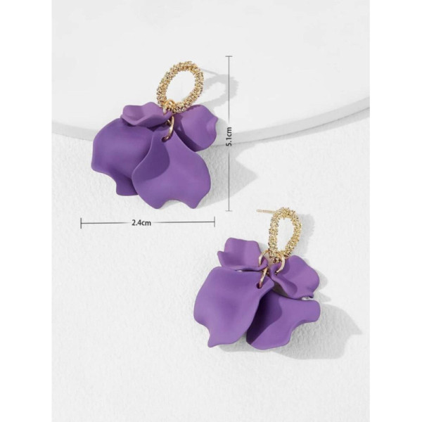 Petal Drop Earrings, featuring a delicate and elegant design inspired by nature’s beauty