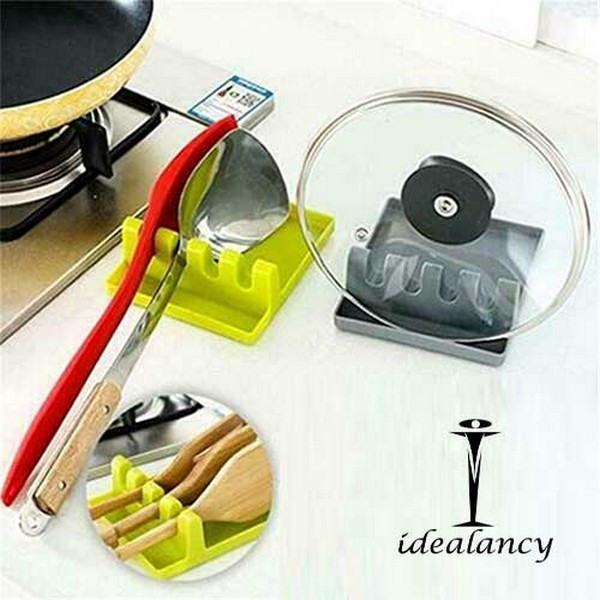 Kitchen Utensil Rest - Spoon & Lid Holder