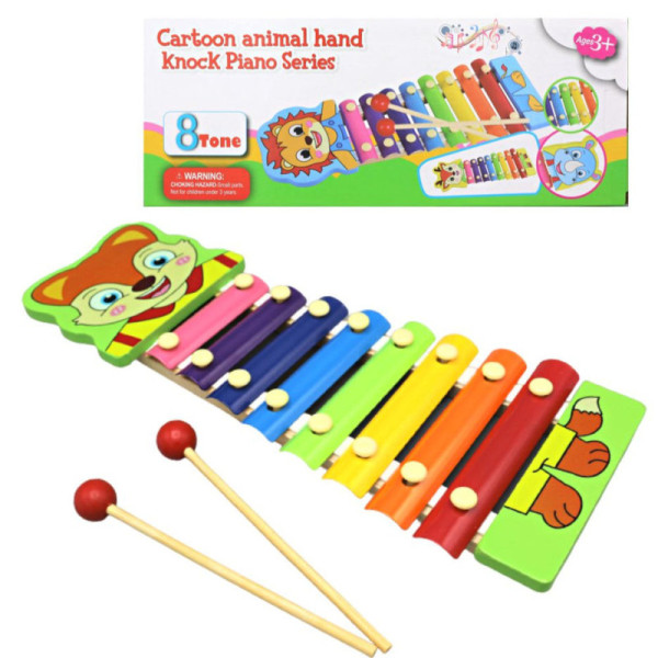 8-Qin Hand Knocks Wooden Xylophone (0513)