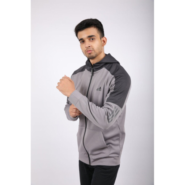 ADI Grey Black Track Jacket