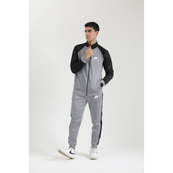 Nik Premium Tracksuit - Grey Black