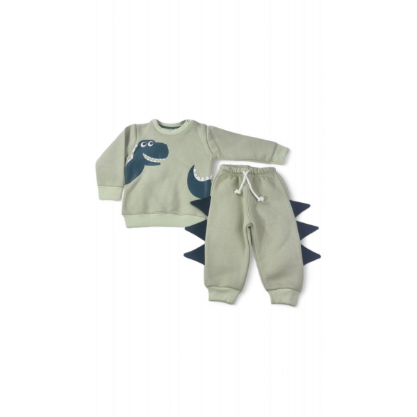 3D Roar tastic Dinosaur Fleece Sweatshirt & Trouser