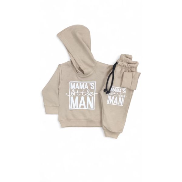 Mama’s Little Man Fleece Hoodie & Trouser Infant