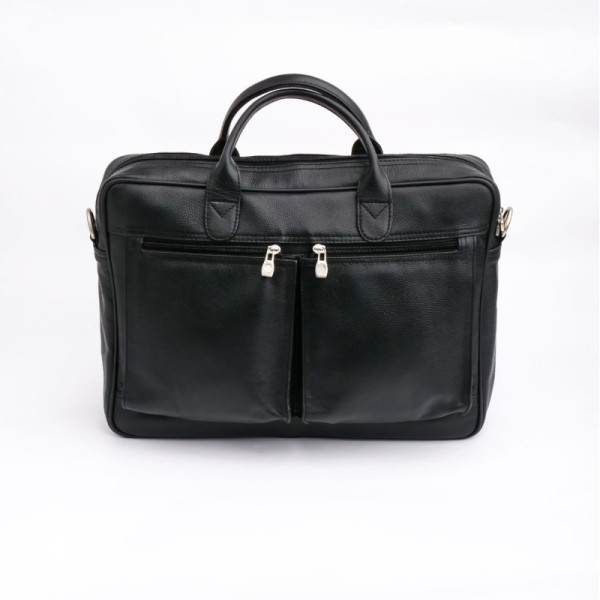 The Ultimate Leather Breifcase Bag-Black