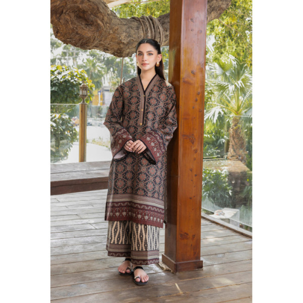 2 Piece - Printed Khaddar Suit