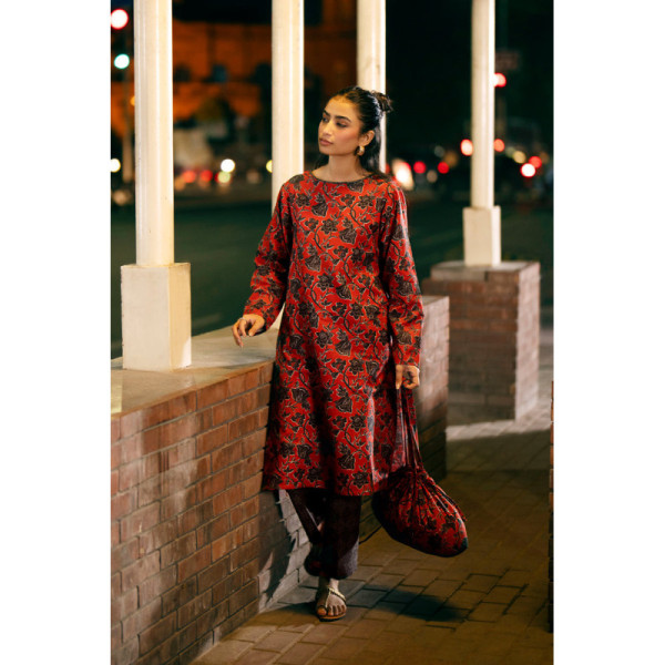 2 Piece - Printed Khaddar Suit - PP-10