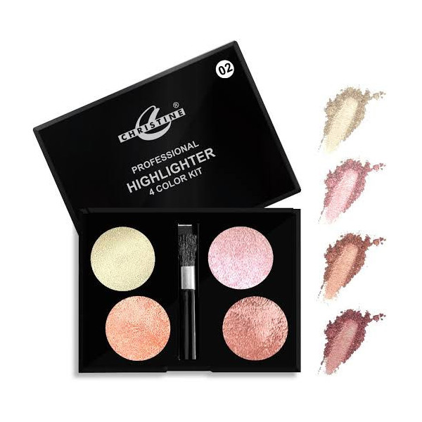 CHRISTINE PROFESSIONAL HIGHLIGHTER 4 COLOR KIT (02)