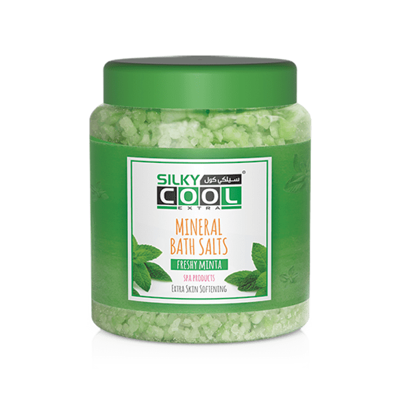 Silky Cool Mineral Bath Salt- Freshy Minta 750g