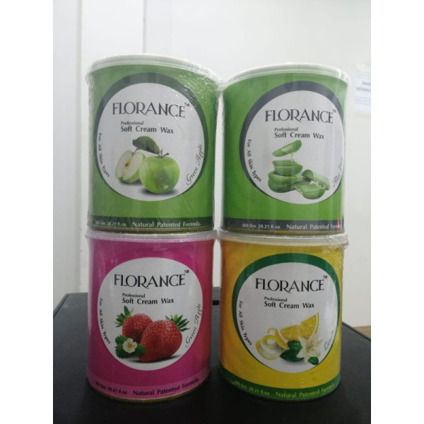 FLORANCE Professional Soft Cream Wax Green Apple 800g