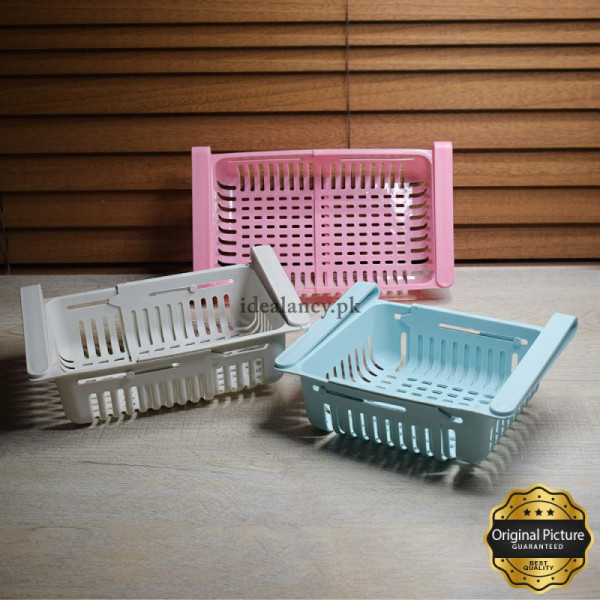 Expandable Fridge Storage Basket