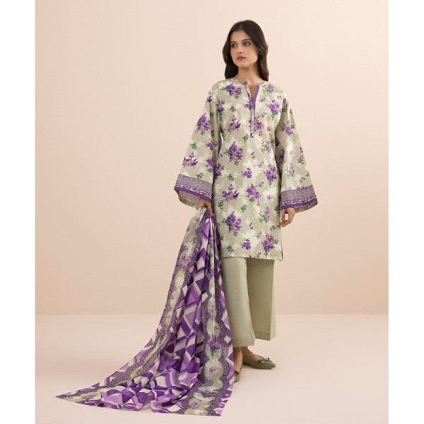 2 PIECE - PRINTED LAWN SUIT