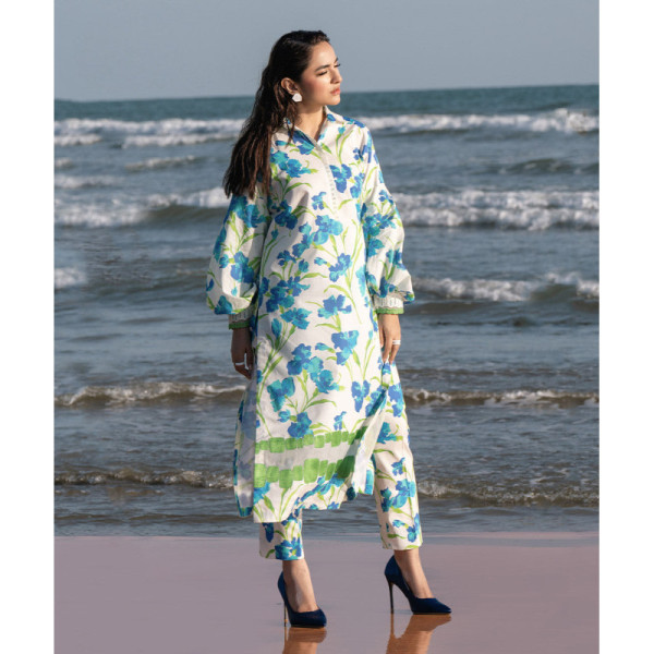 2 PIECE - EMBROIDERED LAWN SUIT