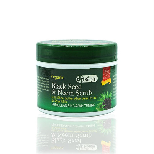 DRO009 - BEST TREATMENT FOR ACNE & EXFOLIATION – ORGANIC BLACK SEED & NEEM SCRUB