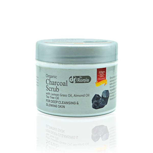 DRO010 - BEST FACIAL SCRUB FOR GLOWING SKIN – ORGANIC CHARCOAL SCRUB