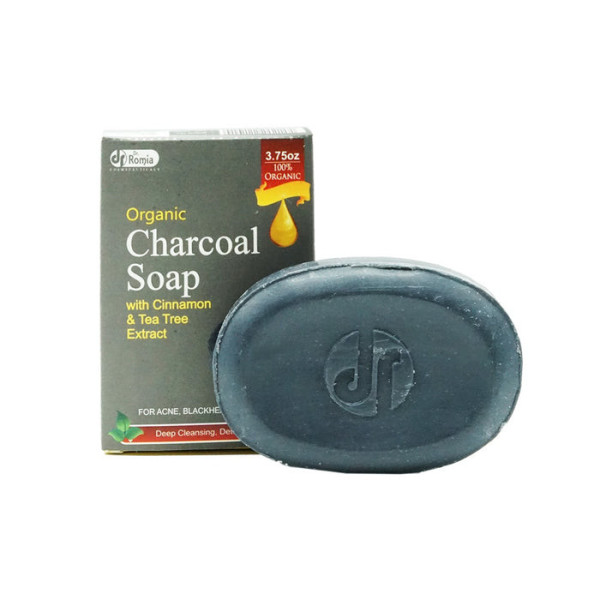 ORGANIC CHARCOAL SOAP – FOR ACNE, BLACKHEADS, PORES CLEANSING