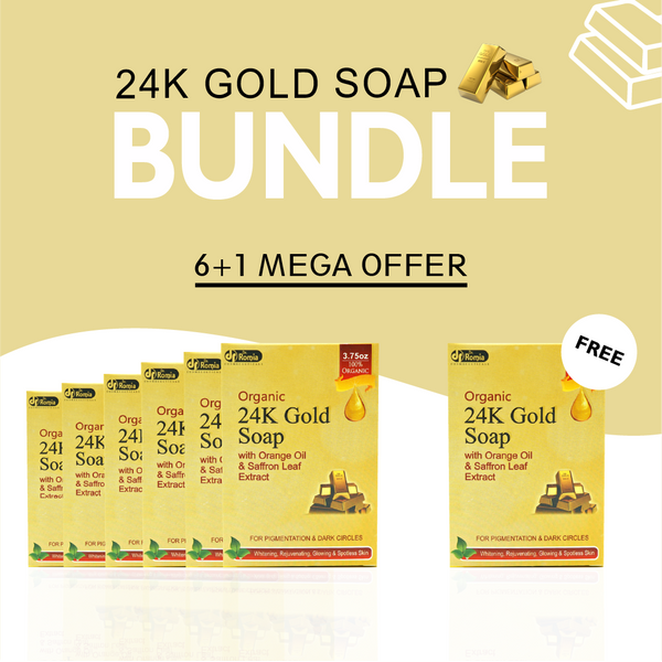 24K Gold Soap Bundle (6+1)