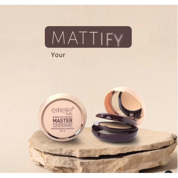 Emelie Master Chrome Compact Powder