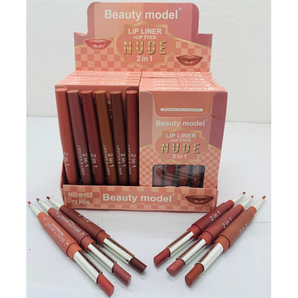 Beauty Model 2 In 1 Lip Liner Pack Of 6