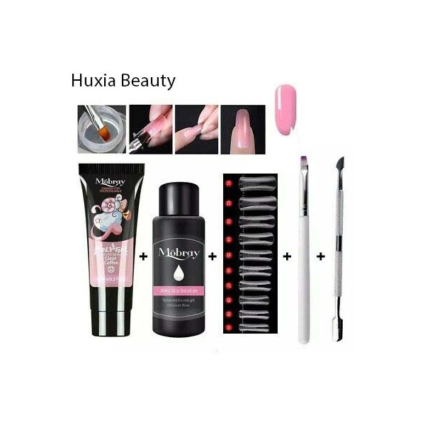 Huxia Beaty 8PCS White Color nail delay nail decorative gel kit nail nail decorative glue