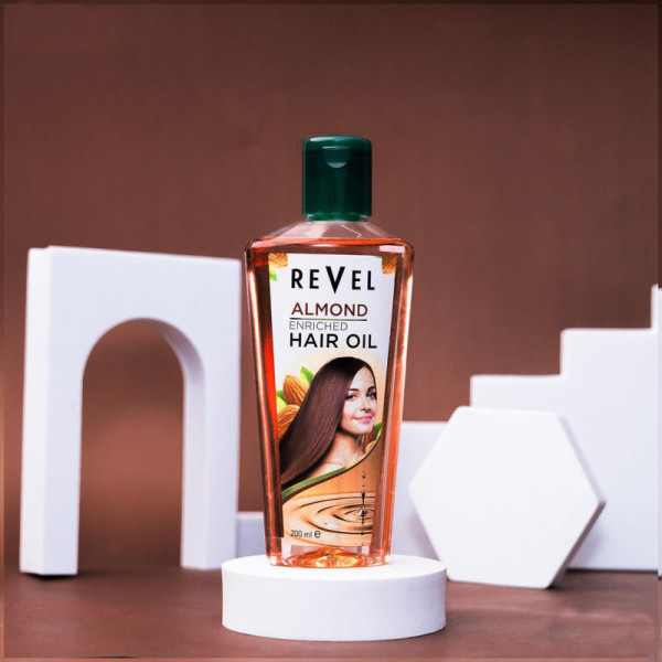 Revel Hair Oil Almond Enriched 200ml