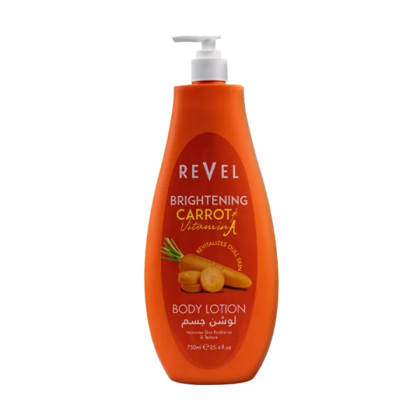 Revel body lotion brightening carrot & vitamin A 750ml