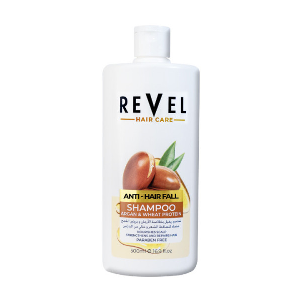 Revel shampoo argan & wheat protein 500ml