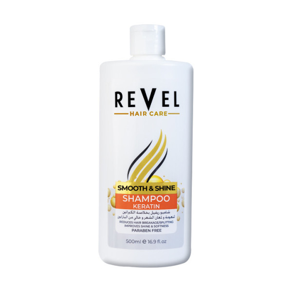 Revel shampoo keratin smooth & shine 500ml