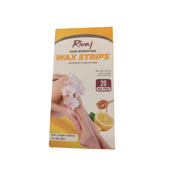 Rivaj Hair Removing Body Wax Strips (Lemon & Honey)