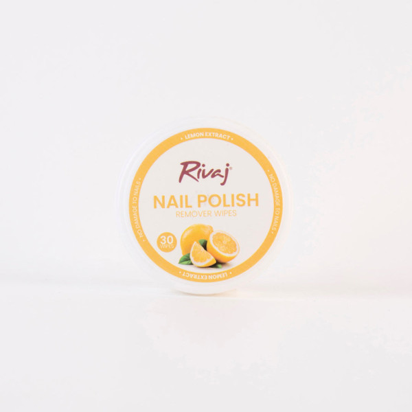 Rivaj Nail Polish Remover Wipes (Lemon Extract)